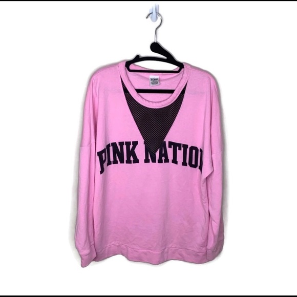 PINK Victoria's Secret Tops - PINK Victoria’s Secret Oversize Sweater